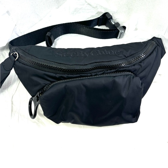 See By Chloe Joy Rider Belt Bag. Black. - Picture 3 of 9